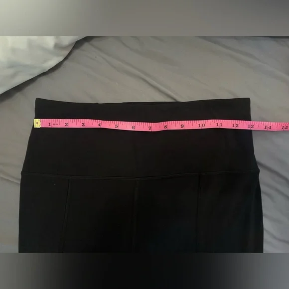 Black Flared Yoga Pants Small Athleta Brand - Picture 6 of 6